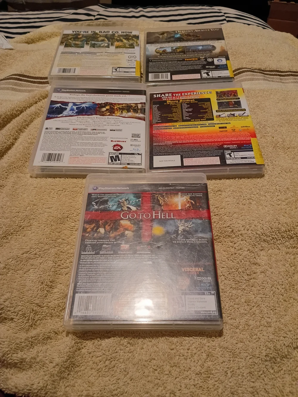 Lot Of 5 PS 3 Games  GUC. OBO
